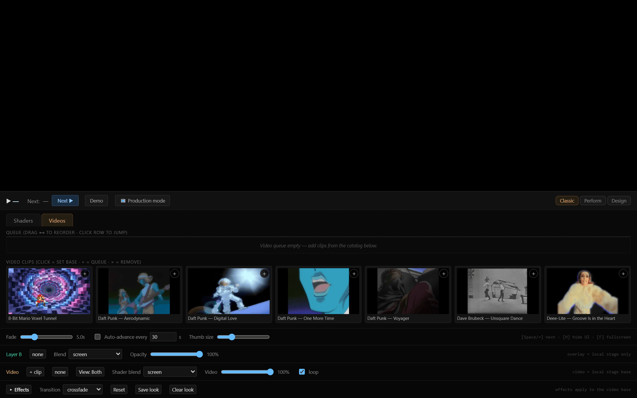 Video library