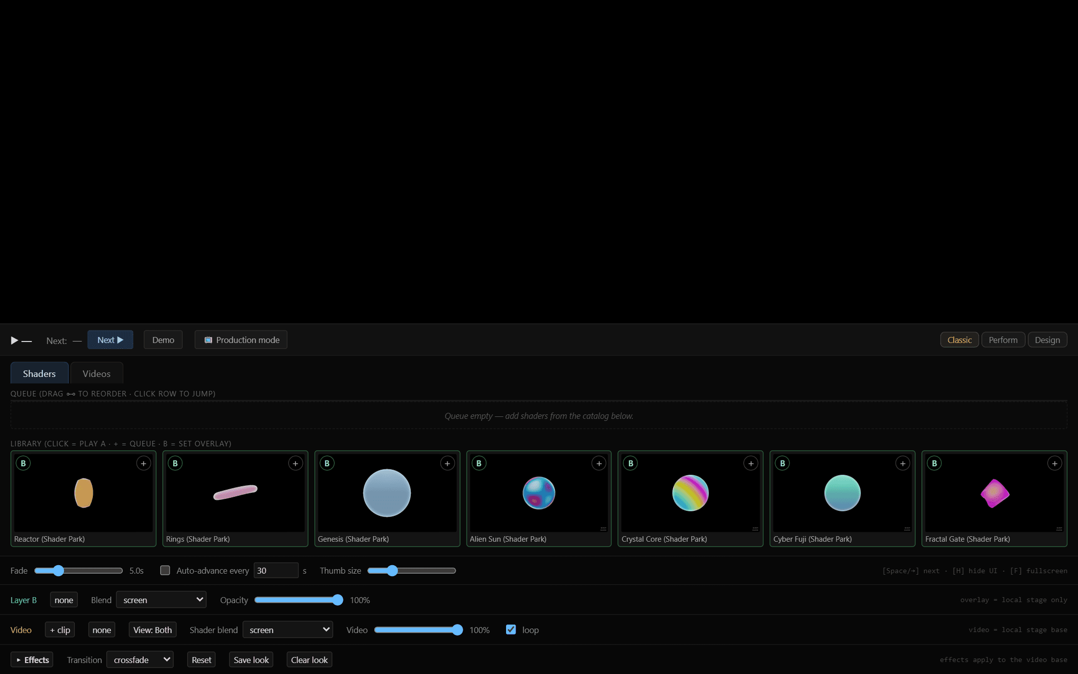 Shader browser